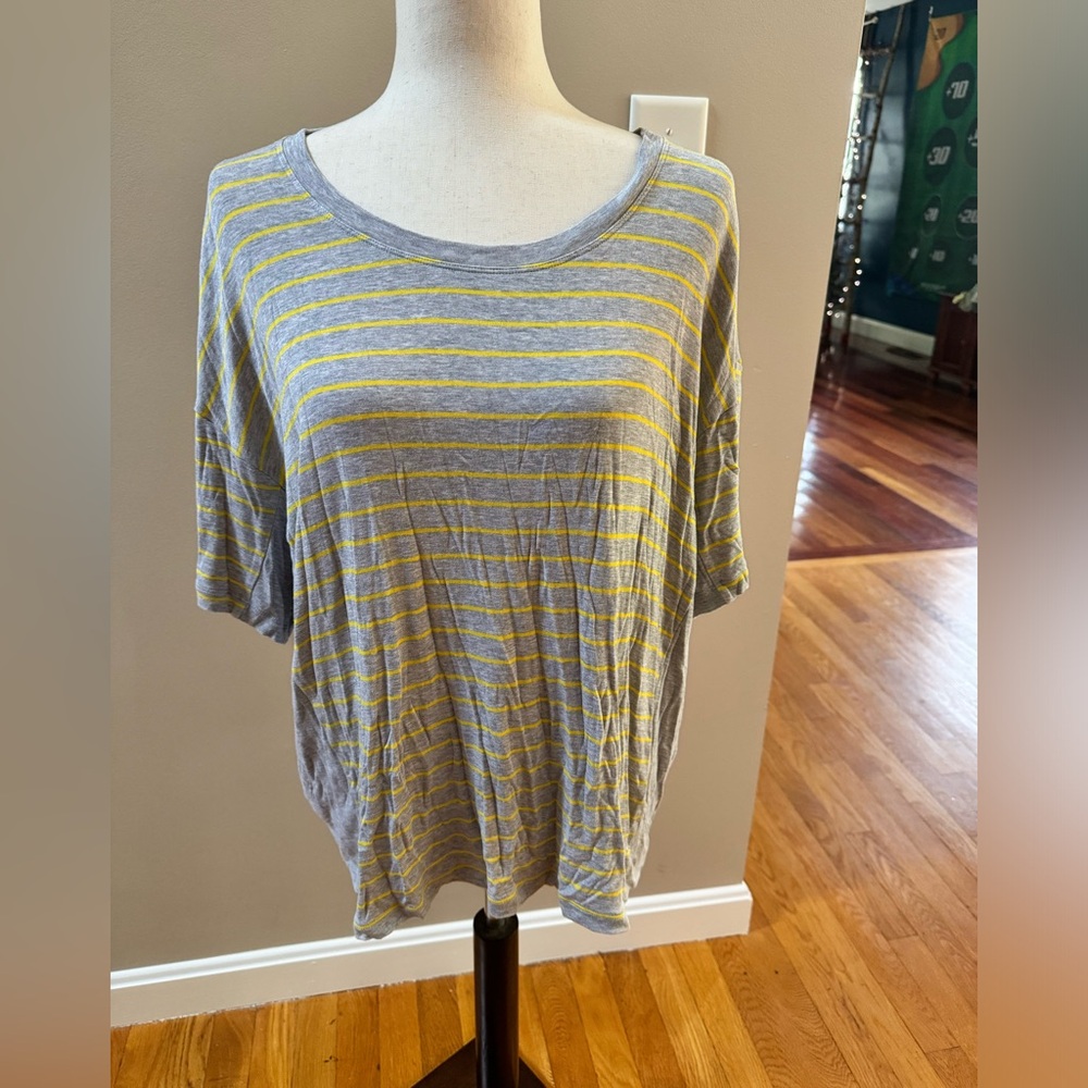 Stripped CAbi t shirt fabric shirt
